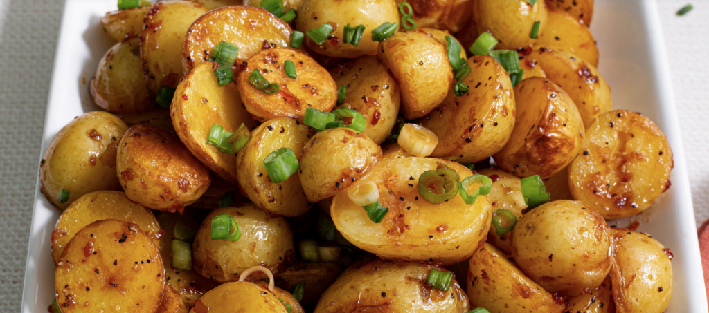 Easy Spicy Umami Roasted Potatoes Recipe